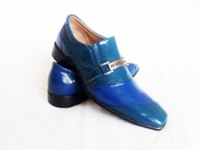 Sapato Azul C/Fivela 
