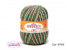 BARROCO MULTICOLOR 400g VERDE/VERMELHO/BRANCO 9793